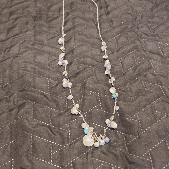 Single Layered Beaded & small tags accented with silver chain - Picture 7 of 7